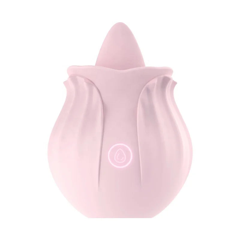 Adult Rose Clitoral Stimulator Happy Meeting Red Flower Rose Small Tongue Vibrator Clitoris Licking Tongue Women Rose Vibrator-9